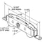 Prime-Line Steel Sliding Door Roller Tandem Assembly, 1-1/2 In. Depth x 5/16 In. Width, Steel, Yellow Zinc D 1876 - alternate 2